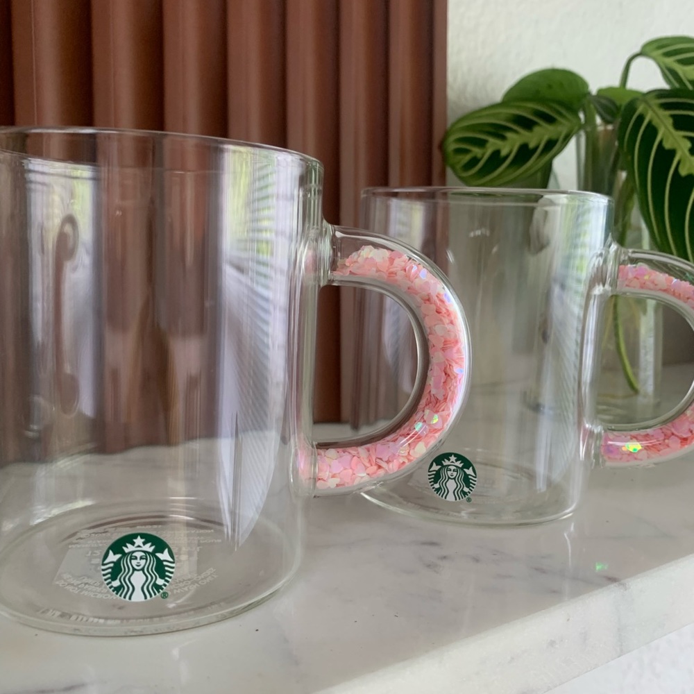Starbucks glass confetti mugs - Picture 3 of 5